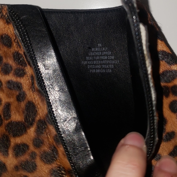Marc Fisher Leopard Heeled Booties - Picture 6 of 6